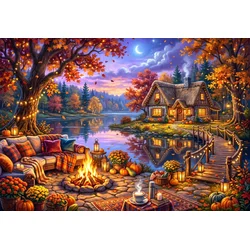 BlueBird - Puzzle Ob kaminu - 1 000 kosov