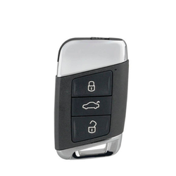 CAR 888 ACCESSORIES Kućište oklop ključa 3 dugmeta za Vw antracit