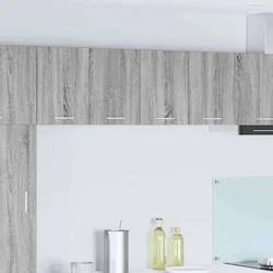 vidaXL Viseča omarica Riga 2 pcs Siva Sonoma in bela 60 x 31 x 40 cm