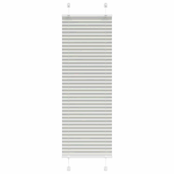 Plisirana roleta svijetlosiva 45x100 cm širina tkanine 44,4 cm