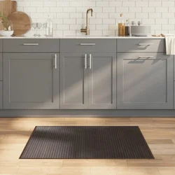 Vidaxl vidaXL Pravokotna preproga, temno rjava, 70x100 cm, bambus