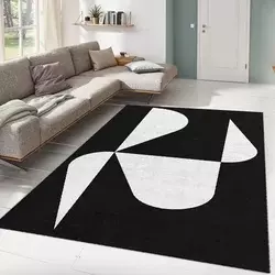 Conceptum Hypnose Tepih Alho-21A, 120x180 cm, Crno-beli