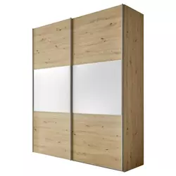 Ormar Sa Kliznim Vratima Includo 200/222/68 cm bela, hrast artisan