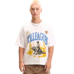 Cropp - Bela majica s printom - white