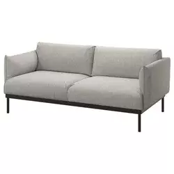 ÄPPLARYD Sofa dvosed, Lejde svetlosiva