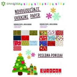 ++NOVOGODISNJI UKRASNI PAPIR () EUROCOM