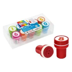 Rayher. Štampiljke z blazinico, števila, set 10