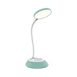 LED prigušiva punjiva stona lampa VISUA LED/5W/5V 3000-5000K tirkizna