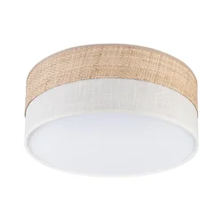 Plafonsko svetlo SIRJA DOUBLE BOHO 2xE14/15W/230V prečnik 35 cm bež/krem