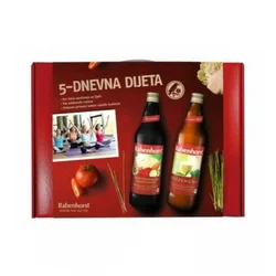 Rabenhorst Set zdravih sokova 5-Dnevna dijeta, 750ml, 5 komada