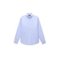 NAPAPIJRI Srajca G-TERRA LS moder denim/pastelno modra