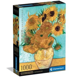 Clementoni - Puzzle Vincent van Gogh: Sončnice - 1 000 kosov