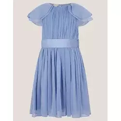 Monsoon Children Haljina za devojčice Ava Chiffon, Plava