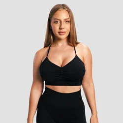 GymBeam Sculpt Seamless Sports Bra Black