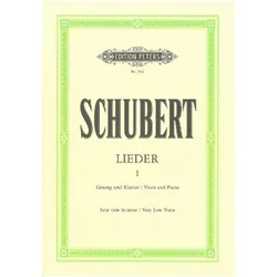 SCHUBERT:LIEDER 1 VERY LOW VOICE