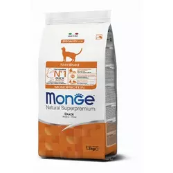 Monge Hrana za sterilisane mačke, Pačetina, 1.5kg