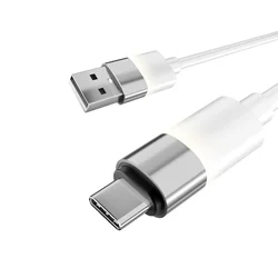 Kabl AVAX CB313 Glowy / USB-A to USB-C / 18W / 2 m / White