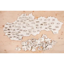 Danson - Puzzle Kaštiele drevené puzzle v krabičke - 1 - 39 kosov