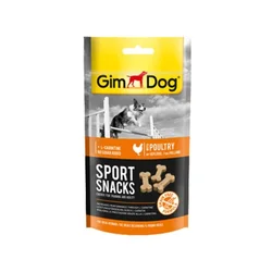 GIMDOG SPORTSNACKS živina - poslastica za pse 60 g