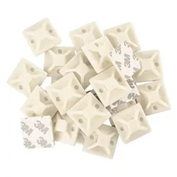Emos a2834 Podloga smolepljiva za vezice i kablove 30x30mm bela 3m 25/1 ( 3830 )