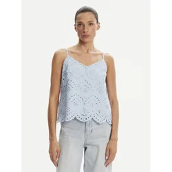 PIECES Top PCVILDE  svetlo modra