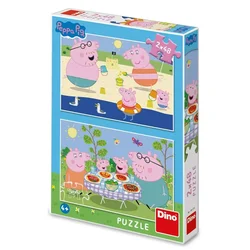 Dino - Puzzle Pujsa Pepa: Na dovolenke - 40 - 99 kosov