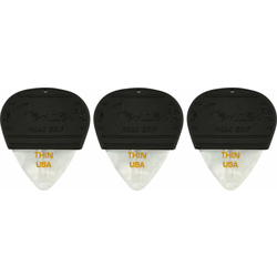 Fender Mojo Grip Picks Celluloid Thin White Moto 3 Pack