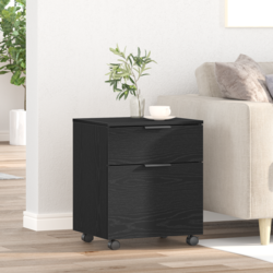 Kabinet za datoteke s ladicama Crni hrast 45 x 38 x 54 cm