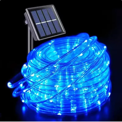 Led solarne sijalice u crevu 10m Plava