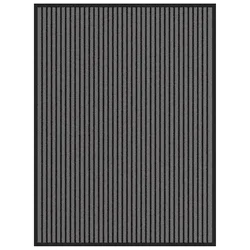 Otirač Stripe crni i sivi 90x120 cm