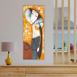 Wallity Slika na platnu 30x80cm