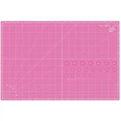TEXI Podloga za sečenje materijala sa kružnim sekačem, 90x60, Roze