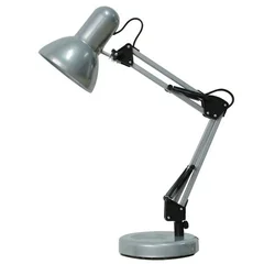 RABALUX Stona lampa samson srebrna