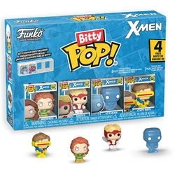 Figurice Funko Bitty Pop! X-Men, komplet 4 figuric - Phoenix, Angel, Iceman, Cyclops
