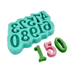 Silikonski model za okraske za torte NUMBERS
