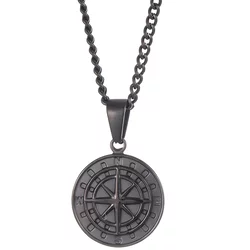 Ogrlica Compass - Crna KP34230