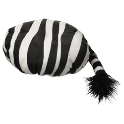 SANDLÖPARE Navlaka za stoličicu, crna bela/šara zebre, 38 cm