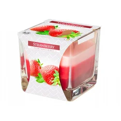 eoshop Sveča v kozarcu MAVRICA Dišeča JAGODA 170g