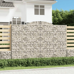 Gabionska košara s lukom 300x30x200/220 cm pocinčano željezo