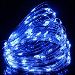 Led solarne lampice 20m 200 sijalica – PLAVA