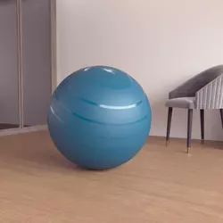 Plava lopta za pilates (veličina L)