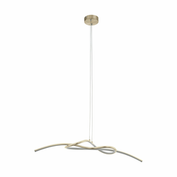 Eglo Novafeltria visilica/1, led, 16w, nikl-mat/bela