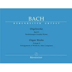 BACH J.S:ORGAN WORKS 8 NOTE