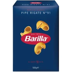 TESTENINA MAKARONE PIPE RIGATE N.91 BARILLA 500G