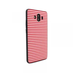 Maska Luo Stripes za Huawei Mate 10 crvena