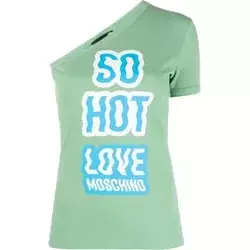 Love Moschino Ženska majica kratkih rukava W4H5901E2364-R07, Zelena