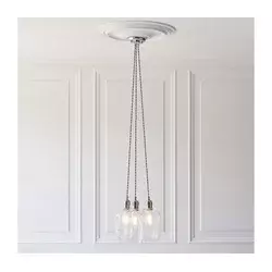 Endon 120644 - Luster na sajli 3xE27/10W/230V sjajni hrom
