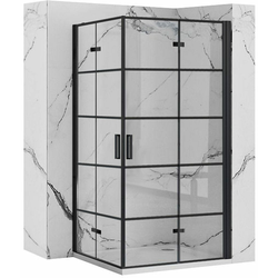 REA Tuš kabina Molier Black Double 80x90