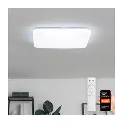 Brilagi - LED prigušiva plafonska svetiljka SMART LED/24W/230V 43x43 cm Wi-Fi Tuya + daljinski upravljač