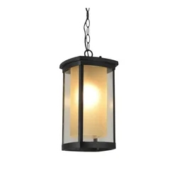 Viseća lampa - fenjer 1xE27 IP33 crni